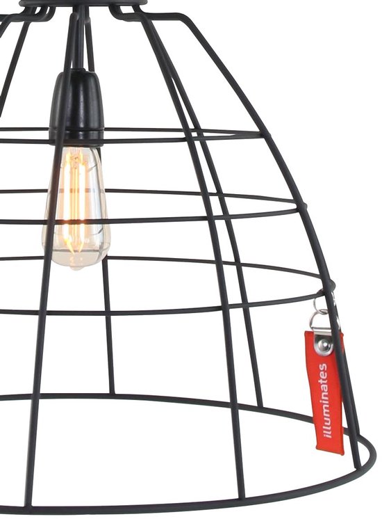 Éclairage - Suspension industrielle AN 1-l. 48x68cm - Noir