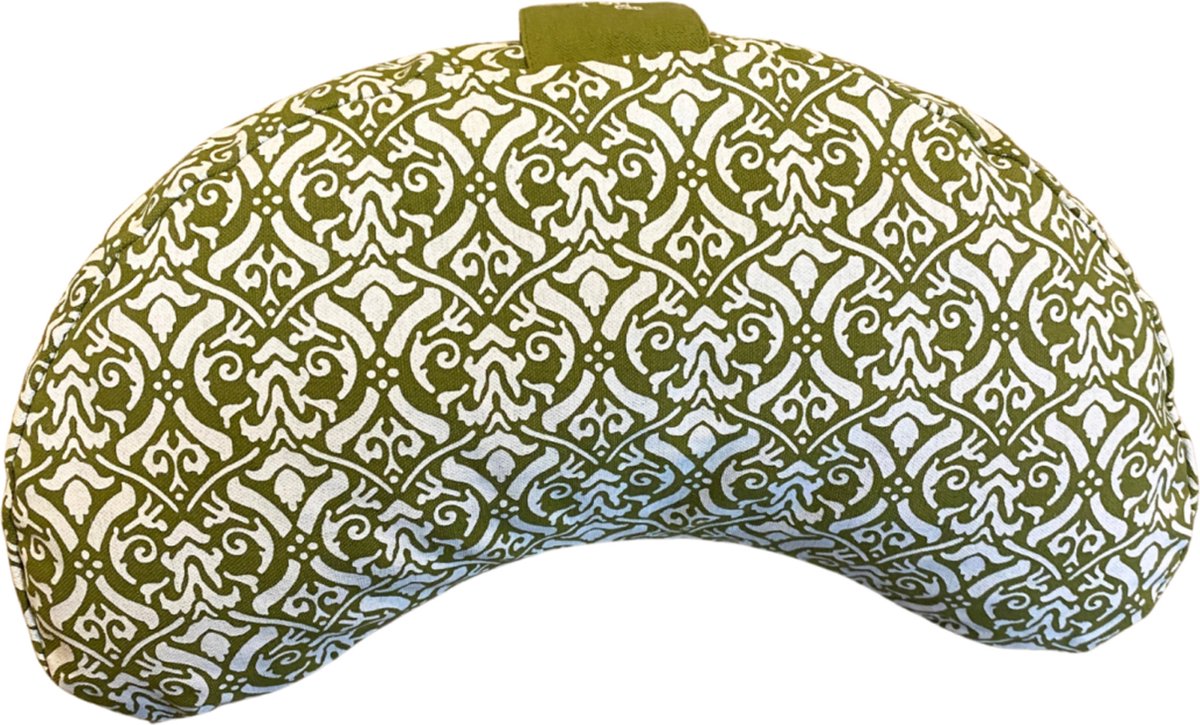 YogaStyles meditatiekussen design moon groen - halve maan