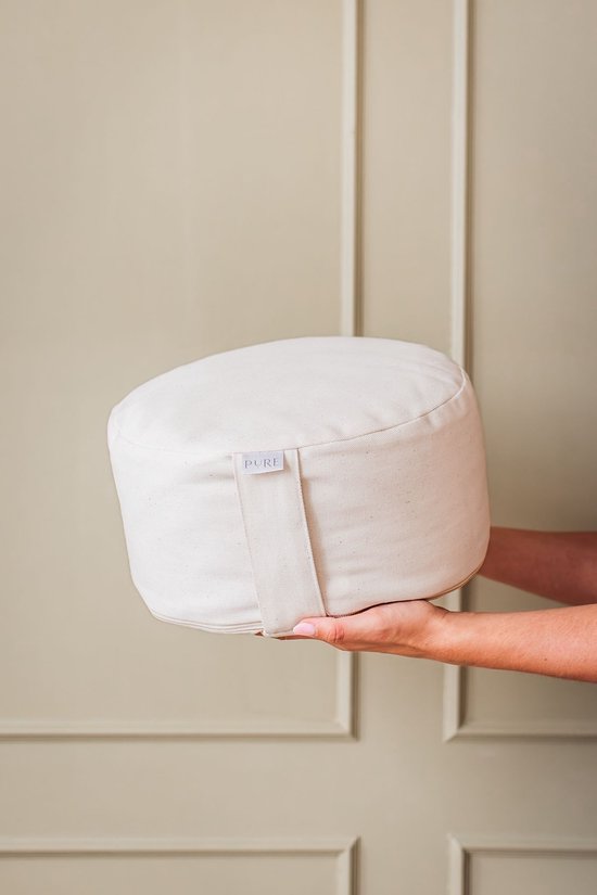 Meditatiekussen ecru rond - Pure - Yoga kussen van Pure — afbeelding 3