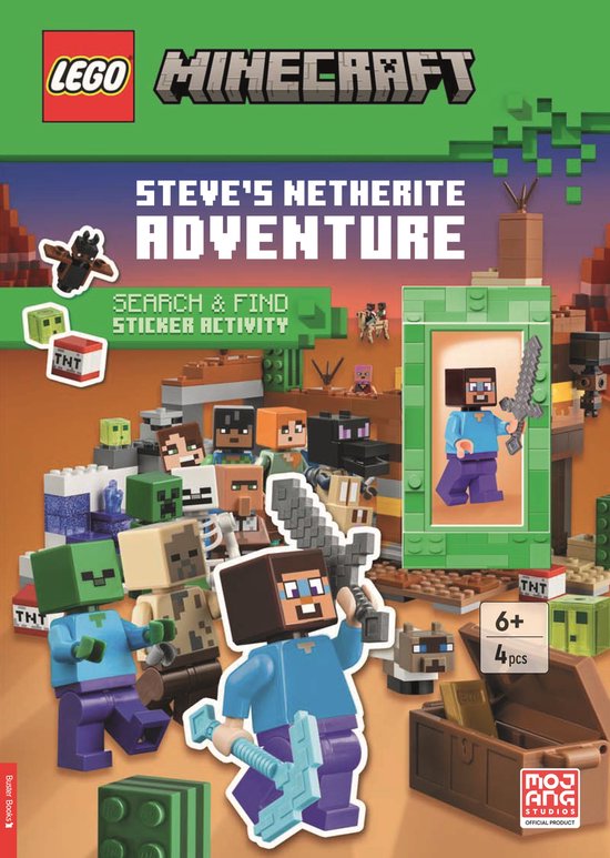 LEGO® Search and Find- LEGO® Minecraft™: Steve’s Nethe ... - cover