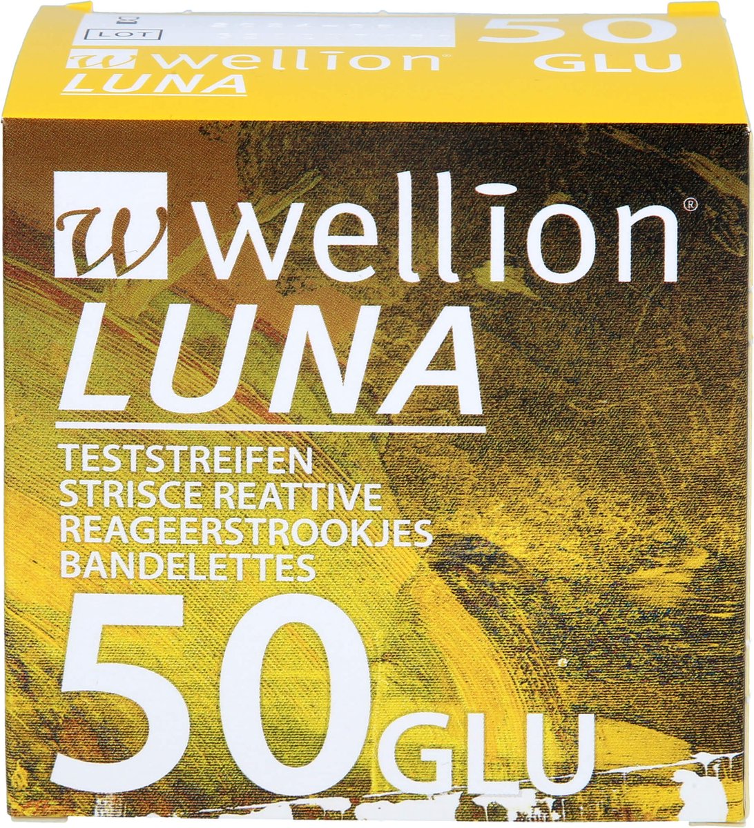 Wellion Luna glucose teststrips (50 stuks)