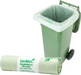 BioMat - Composteerbare Vuilniszakken 240 Liter - 10 Stuks - Composteerbaar EN13432 - Ademend en Scheurvast - Extra Sterk