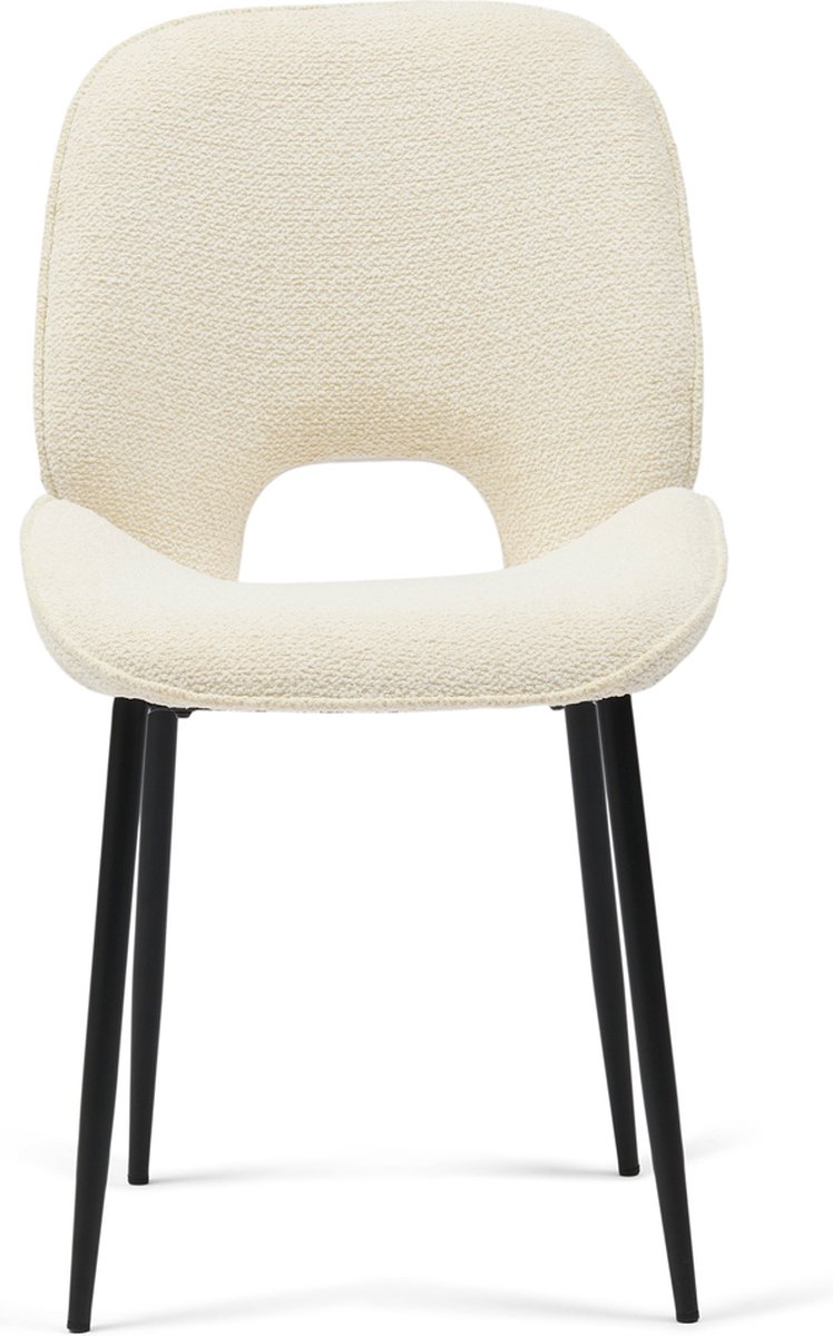 Riviera Maison Mr. Beekman DC Simply White - Polyester, IJzer - Simply White - 64.0x51.0x91.0 cm