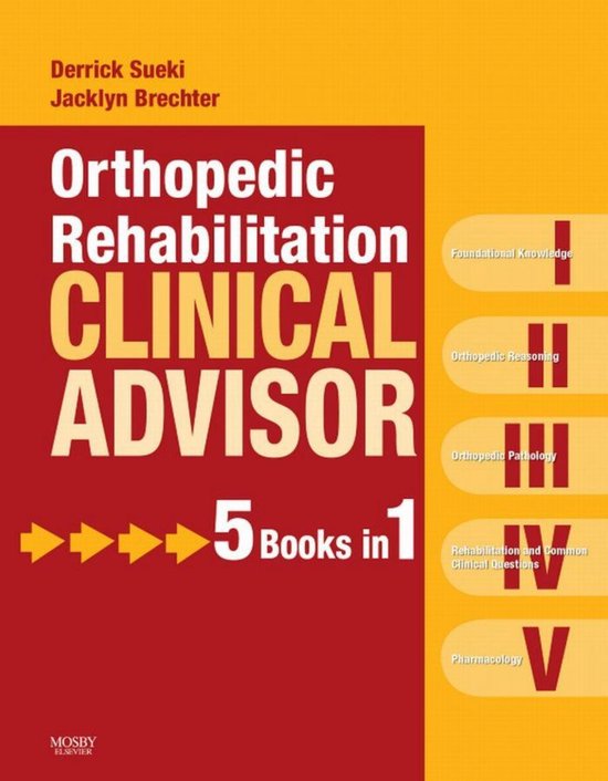 Orthopedic Rehabilitation Clinical Advisor - E-Book - cover