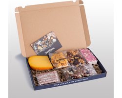 Zuivelhoeve Van Alles Wat Brievenbuspakket Borrelpakket cadeau - Borrelbox voor thuis - Snackpakket - Cadeaupakketten eten & drinken - Alles voor de Borrelplank - Altijd vers - Proef & Geniet