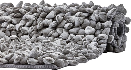 Aquanova Rocca - Tapis de Badmat - 60x100 cm - Gris argent
