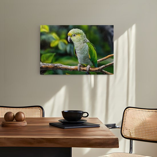 Tableau sur toile Saammp - Perroquet - Nature - Animaux - 120x80 - Photo sur toile - Décoration murale - Décoration murale murale Salon - Décoration chambre - Impression sur toile