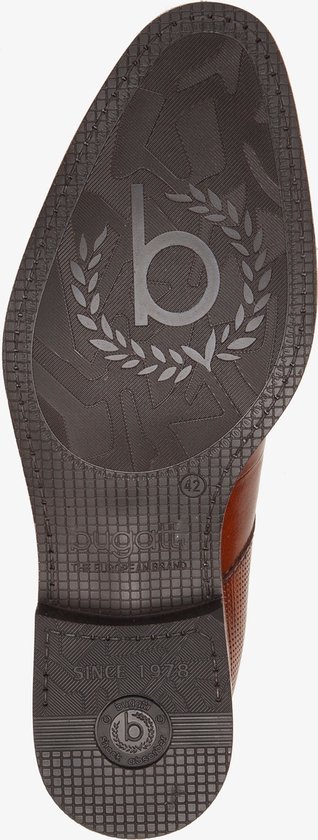 Chaussures à lacets homme en cuir Bugatti - Cognac - Taille 41
