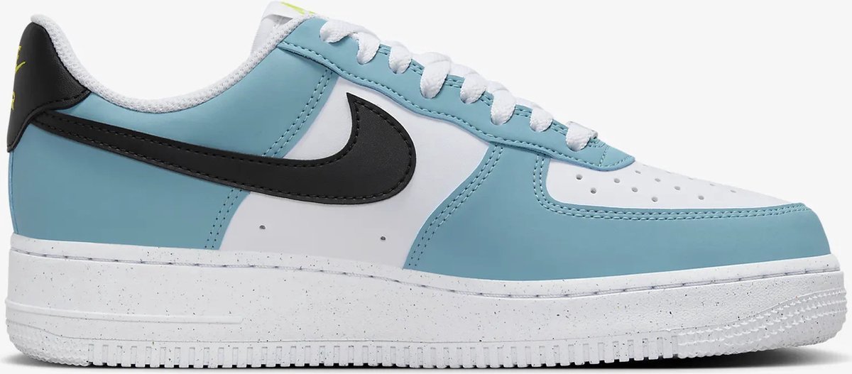 Nike Air Force 1 '07 Turquoise Sneakers Unisex Wit Lichtblauw Zwart