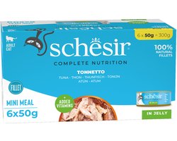 Schesir Kattenvoer Tonijn 6 x 50 gr