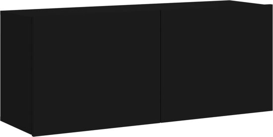 GLADSTONE - Wandgemonteerd TV-meubel - Wit - 180 cm - Vezelplaat | Leen