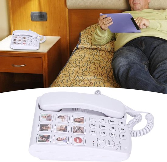 Yctze Vaste Telefoon met Grote Knoppen, Vaste Telefoon met