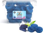 Toiletblokjes inbouwreservoir - WC blokjes inbouwreservoir - enkel verpakt - Voordeelverpakking - 50 stuks - Blauw