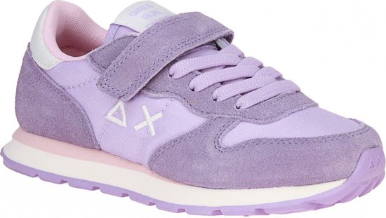 Sun68 Sneakers Bambina Ally – Glitter E Suede, Grigio Medio, Chiusura Con Lacci, Taglia 34 - 2