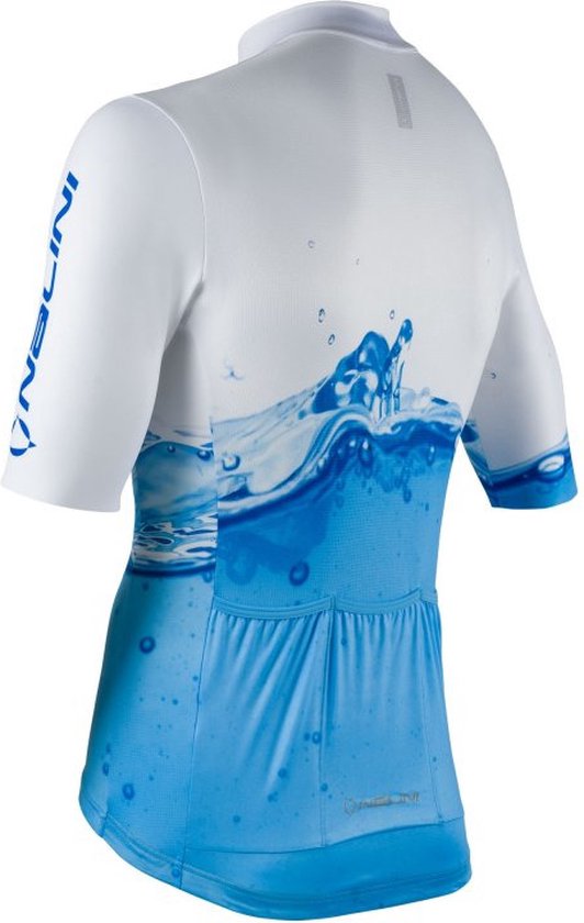 Maillot de cyclisme à manches courtes Nalini pour homme Blauw Wit - NEW SEOUL BLANC BLEU CLAIR - XXL