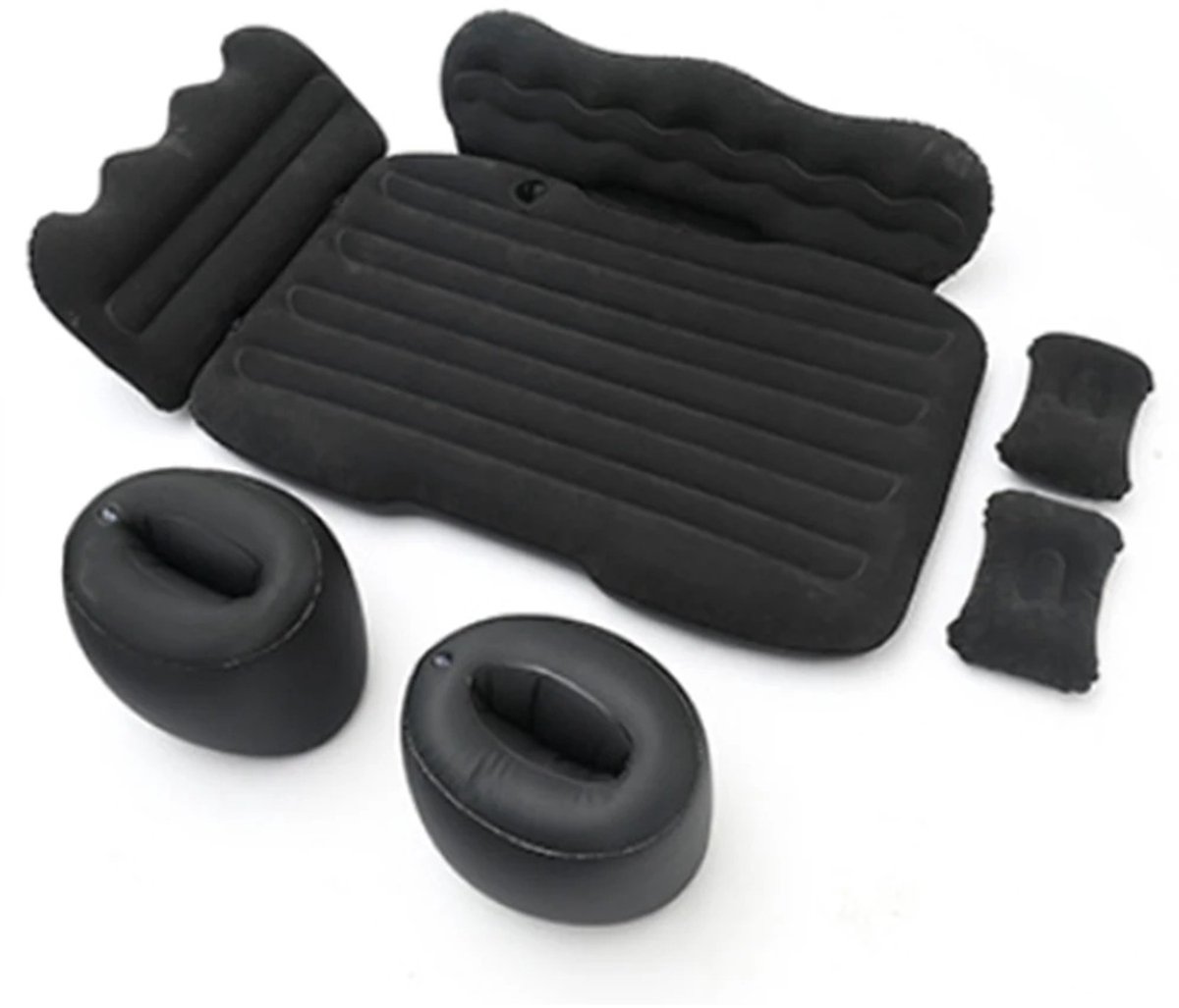 Vihes Opblaasbaar reisbed - Camping mat - Luchtbed - 128X77CM - Inclusief Pomp - Comfortabel - Universeel - Met kussens