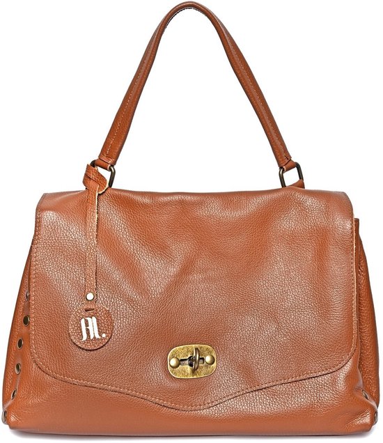 Handtas | Tas met handvat aan de bovenkant | COGNAC | SS25 LV 8115