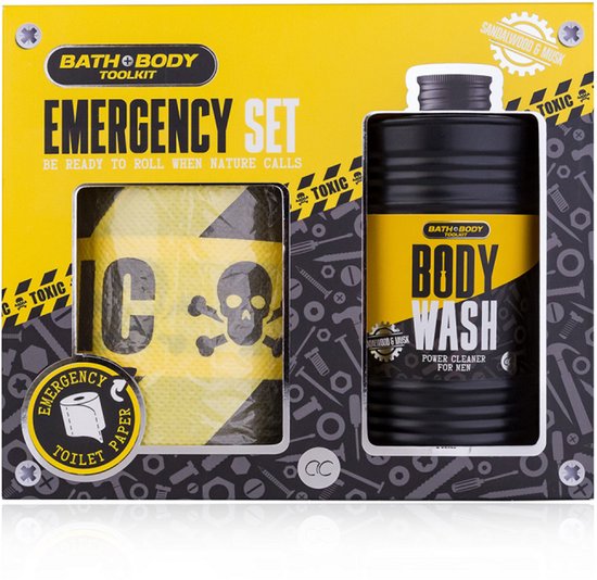 Cadeau pour homme, dans un emballage cadeau, comprenant du papier toilette pour le corps (1 rouleau)