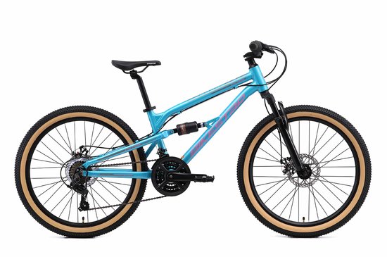 Bikestar Mtb Front 2000 Euro Bikestar 24 Inch Alu MTB Fully, 21