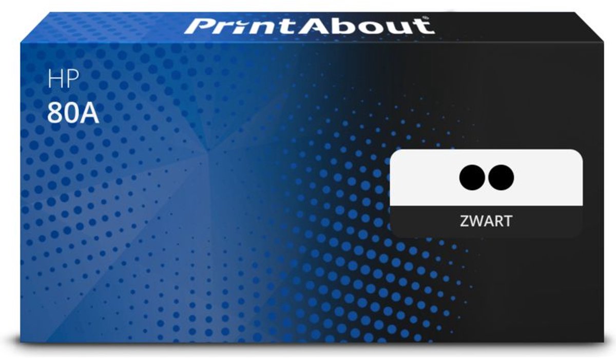 PrintAbout - Alternatief voor de HP CF280A (nr 80A) / Zwart 2 Pack