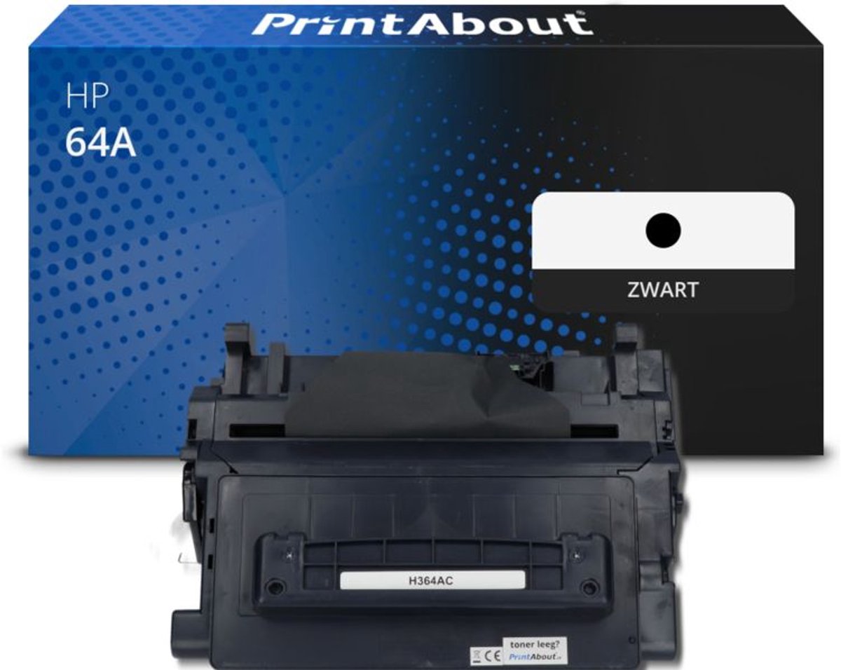 PrintAbout HP 64A (CC364A) toner zwart