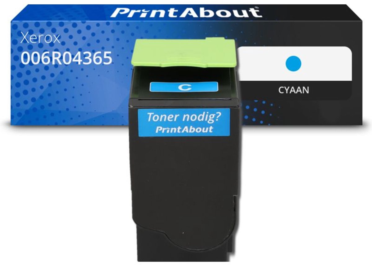 PrintAbout huismerk Toner 006R04365 Cyaan Hoge capaciteit geschikt voor Xerox