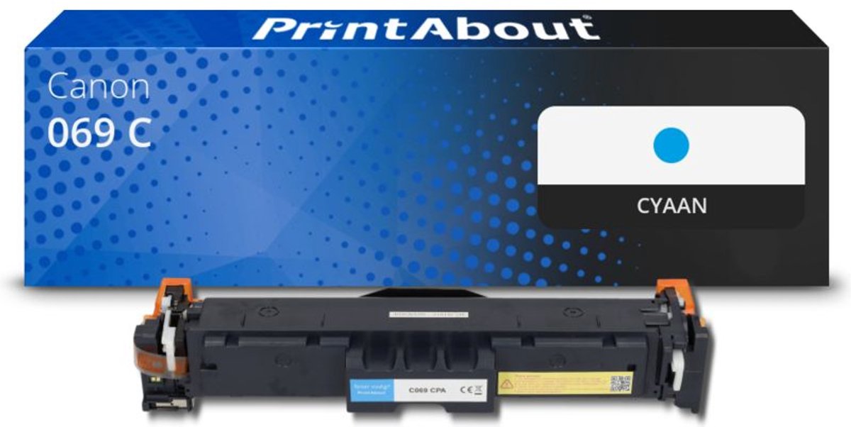 PrintAbout Huismerk Canon 069 C Toner Cyaan