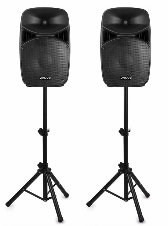 Ensemble karaoké - Ensemble karaoké Vonyx pour adultes - Avec 2 micros sans fil et supports - 1000W