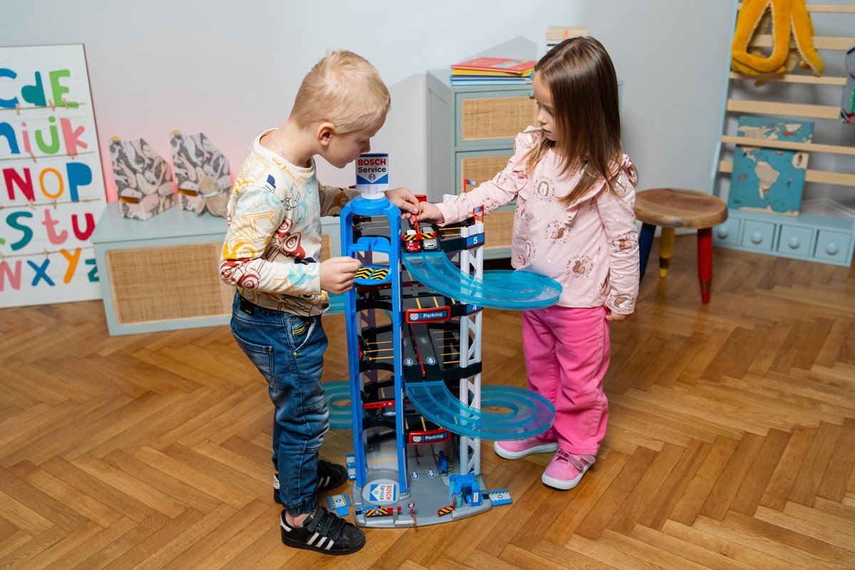 Klein Toys - Bosch mini speelgoed parkeergarage - autogarage - speelgoedgarage - vijf verdiepingen — afbeelding 14