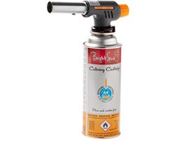 Bright Spark koksbrander / Crème-Brûlée brander met Gasbus