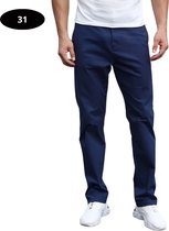 Bovista Golfbroek Heren - Golfkleding - Golfen - Golf Accessoires - Nette Pantalon - Marineblauw S - Maat 46