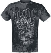 AC/DC Back In Heren T-shirt - grijs/zwart - XL