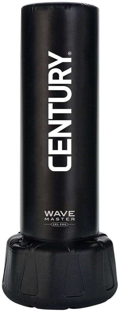 Century Wavemaster Standboxzak 2XL Zwart – Staande Bokszak voor Boksen, Kickboksen & MMA – Schokabsorberend & Stabiel