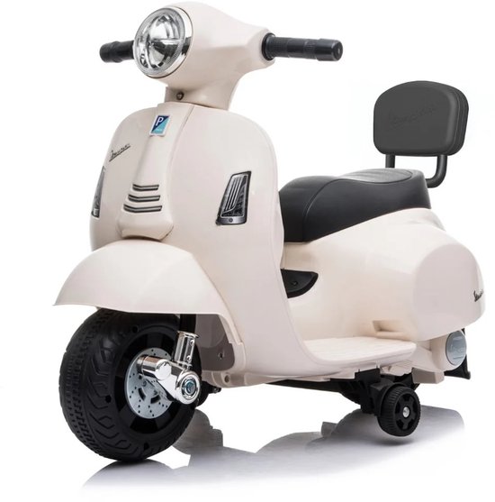 Vespa GTS - Moto Électrique pour Enfant - 6V - 1 à 3 ans - Blanc