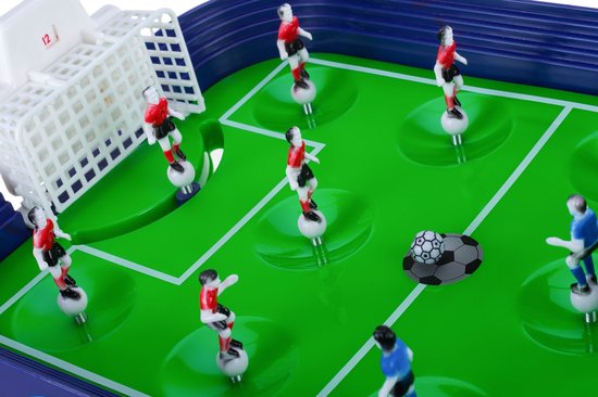 Mini-baby-foot : table de baby-foot à ressorts avec 22