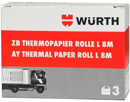 SWIPARO - Gecertificeerde tachorollen - Thermisch papier voor alle digitale vrachtwagentachografen - 57/8mm (15 stuks