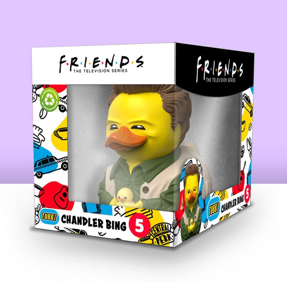 Numskull - Best of TUBBZ Boxed Badeend - Friends - Chandler Bing - 9cm