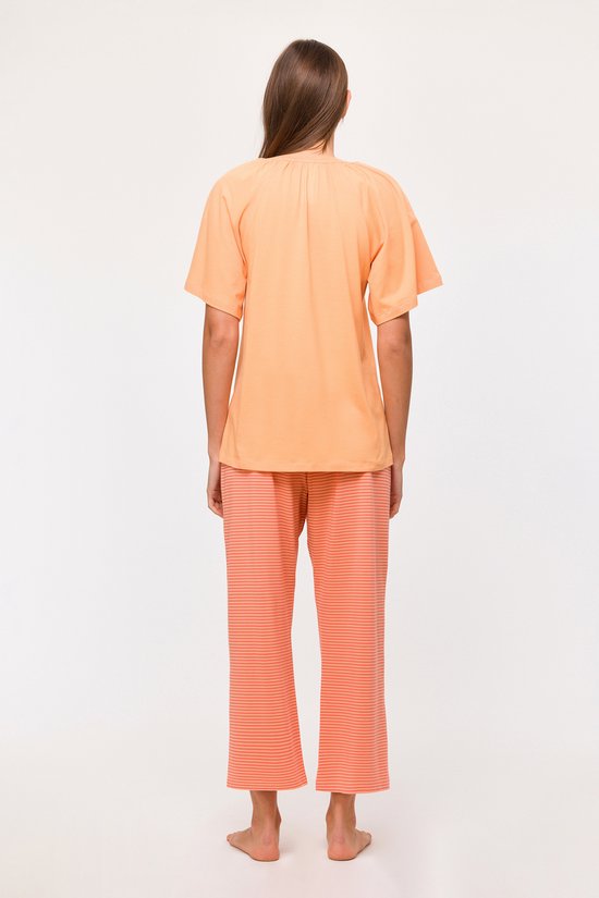 Pyjama Woody pour femme - orange - 251-10-SIL-Z/519 - taille M