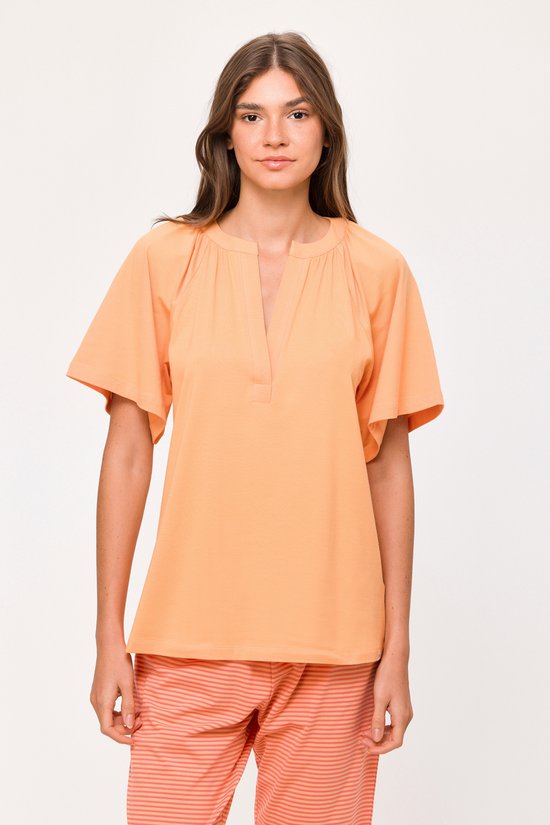 Pyjama Woody pour femme - orange - 251-10-SIL-Z/519 - taille M