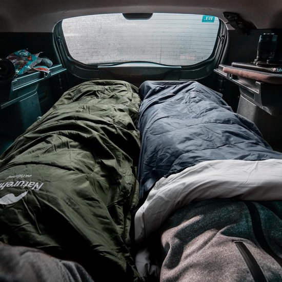 Slaapzak voor Volwassenen - Dubbele en Ultra Lichtgewicht, 3 Seizoenen, 220x85cm - Compact en Comfortabel voor Kamperen en Wandelen van Merkloos — afbeelding 3