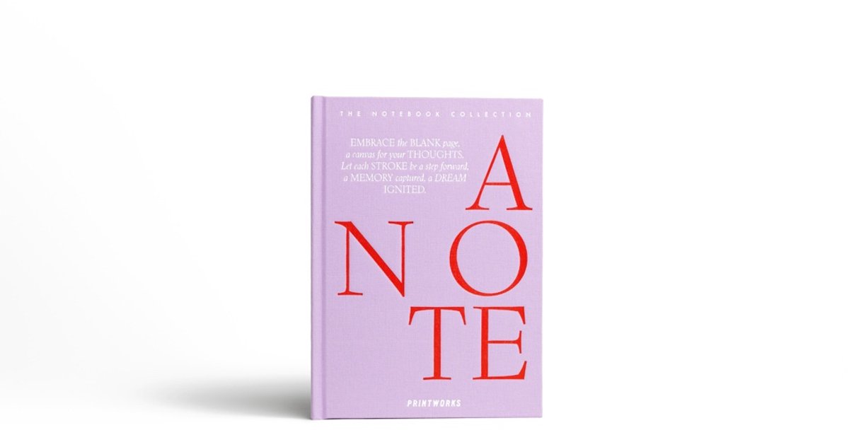 Printworks Notitieboek - Just a Note - Paars