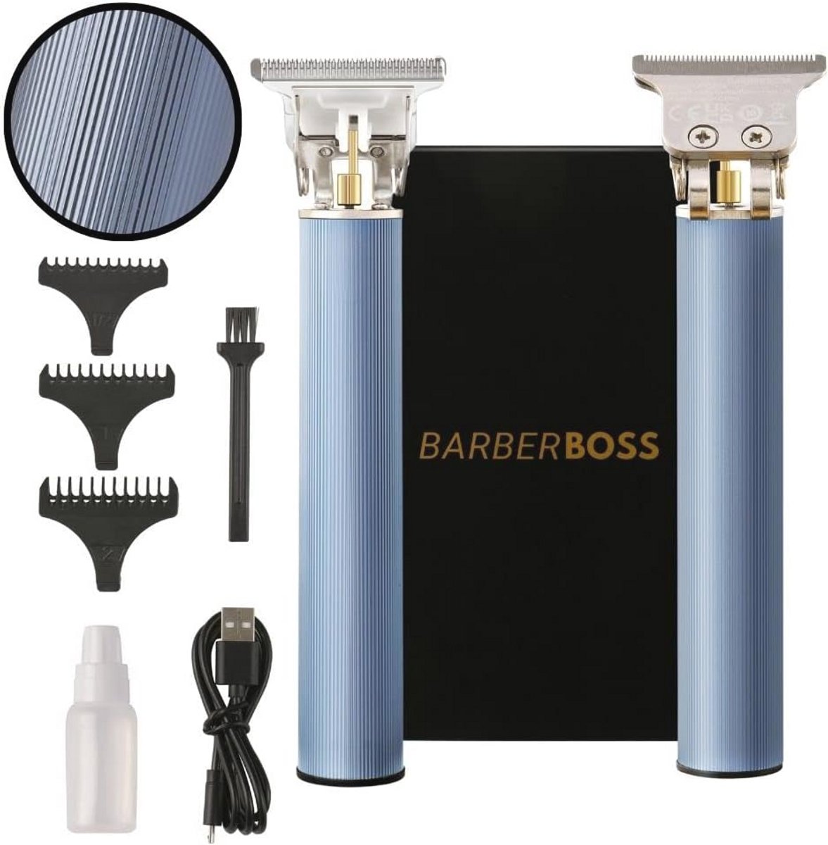 Draadloze Baardtrimmer en Stoppeltrimmer voor Mannen - USB-oplaadbare T-Blade Tondeuse