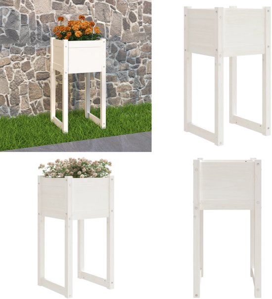 Dobar Grote Verhoogde Plantenbak Op Wielen Van Hout, XL Broeibed Bouwpakket Voor Groente Kruiden 100 X 50 71 Cm Bruin 3046923714