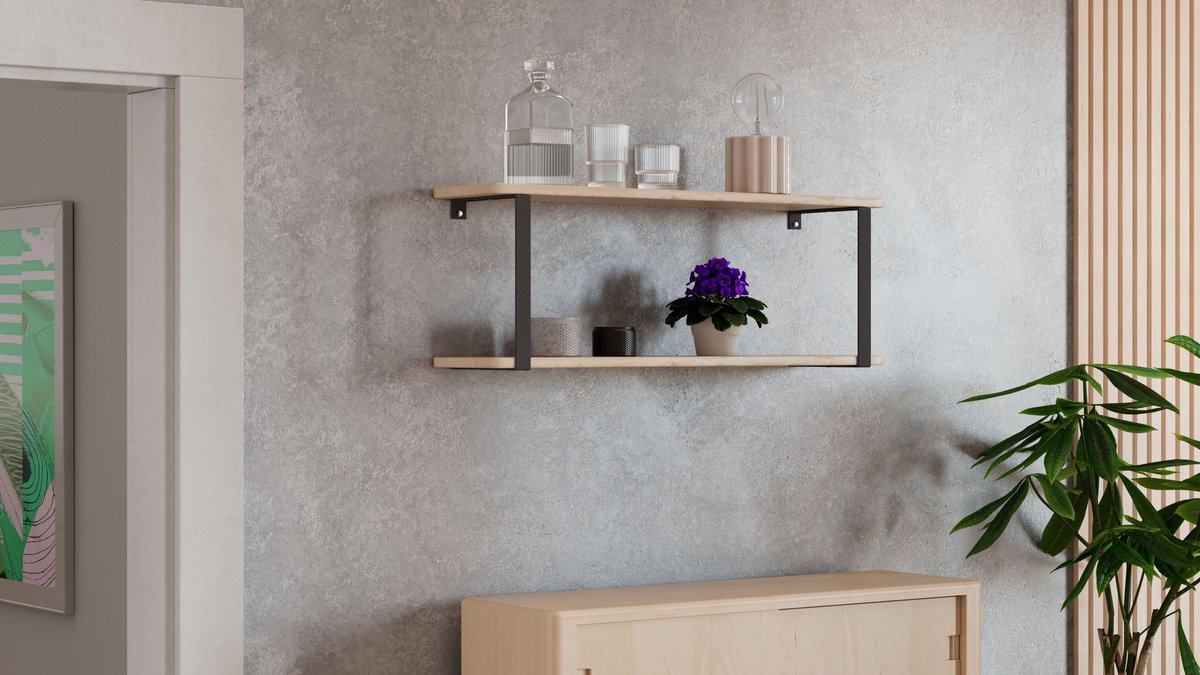 Alberts 823290 Paneelbeugels Adam | een paar Paneelbeugels naar keuze in verschillende trendkleuren Paneelbeugels per paar of afzonderlijk Paneelbeugels 304 x 210 x 30 mm