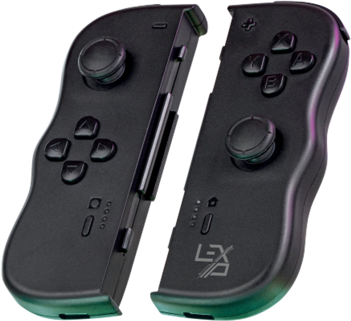 LEXIP Adventure TwinPads Controllers - Alternatief voor Nintendo JoyCons - geschikt voor Nintendo Switch - Bluetooth - zwart