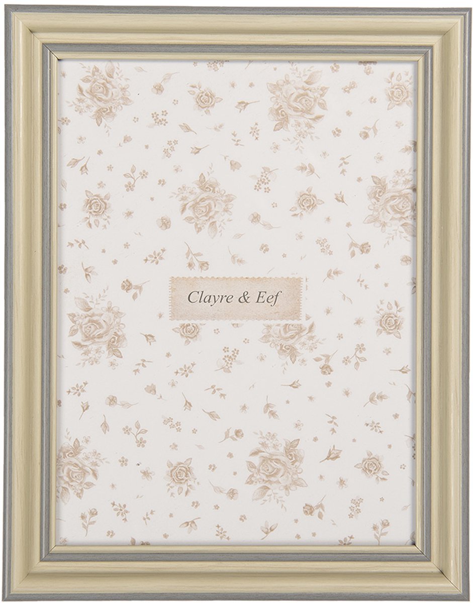 Clayre & Eef Fotolijst 13x18 cm Grijs MDF