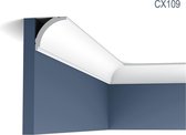 Corniche Moulure Cimaise Décoration de stuc Orac Decor CX109 AXXENT Profil décoratif du mur 2 m