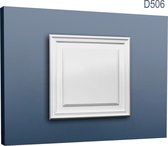 Panneau de porte aplati Elément Orac Decor D506 LUXXUS décoratif avec profil pour le mur et la porte