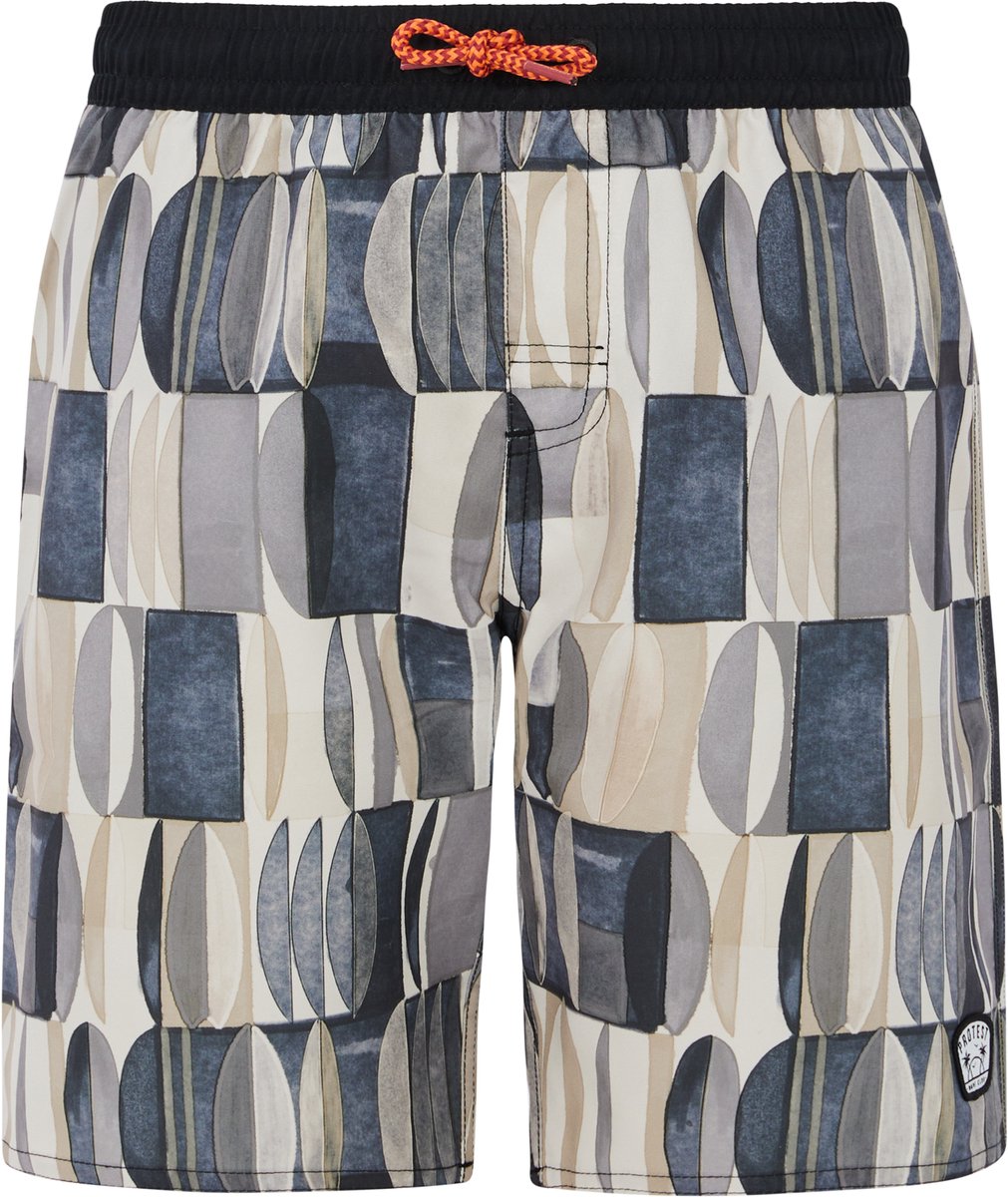 Protest Prtwarner Jr – Zwembroek Jongens – Tailleband elastiek – Koordsluiting Beige