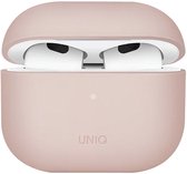Uniq Lino Hybrid Liquid Silicone Case voor de Apple AirPods 3 (2021) - Blush Pink